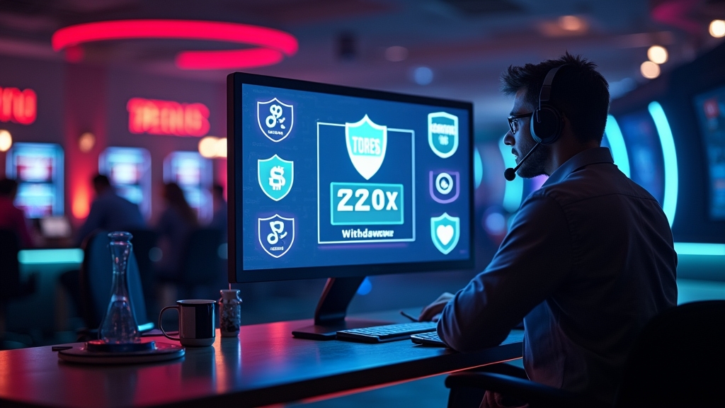 Secure casino payment screen with shield icons and customer support